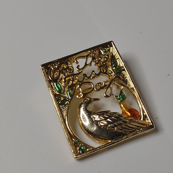 On The First Day Rectangular Brooch - Picture 2 of 10